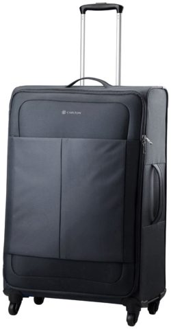 Carlton - Ultralite Large 4 Wheel Soft Suitcase - Black